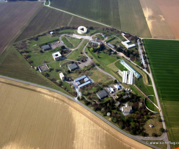 An aerial view of the rocket station Hombroich (2013), © Sichtflug / Stiftung Museum Insel Hombroich