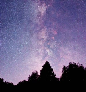 Milky Way in the Eifel National Park, © Harald Bardenhagen