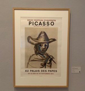 Picasso poster in the Picasso Museum, © Ilona Marx
