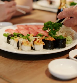 Sushi in the Japan Quarter, © Düsseldorf Tourismus GmbH, Sabrina Weniger