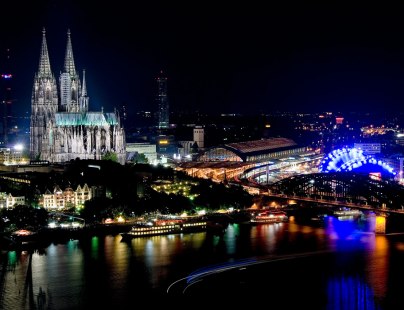 The Cologne Cathedral from a distance, © Köln Tourismus-Udo Haake