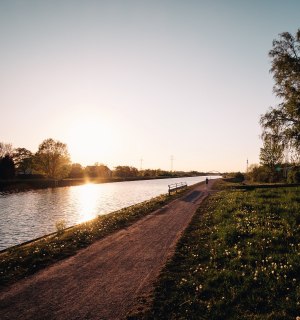 The Ems Canal at sunset, © Dortmund Tourismus
