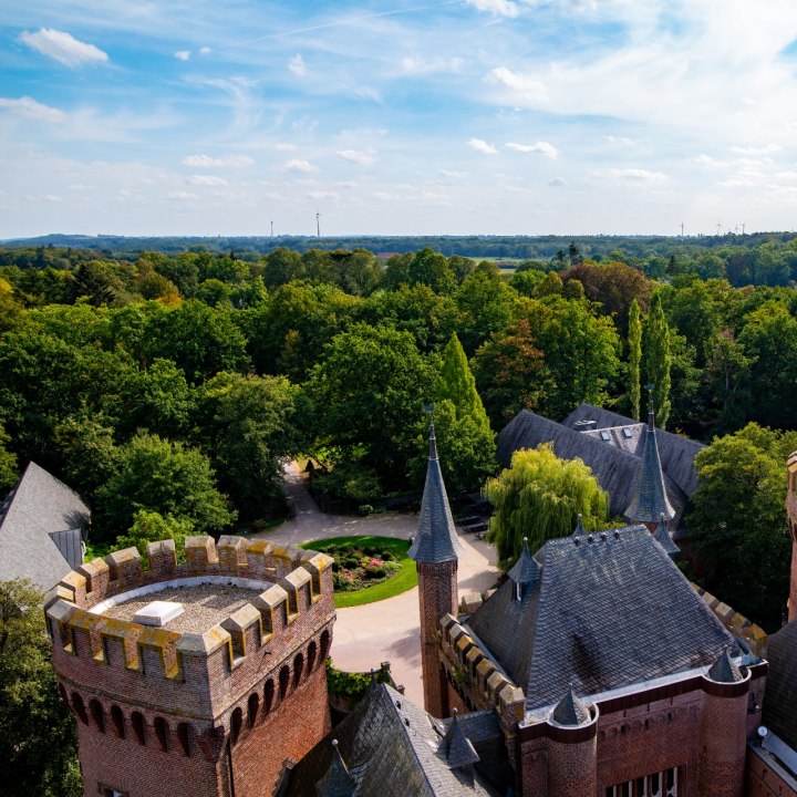 View from Moyland Castle over the woods, © Ilona Marx