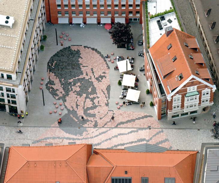 Picasso Platz in Münster, © Presseamt Stadt Münster Bernhart Fischer
