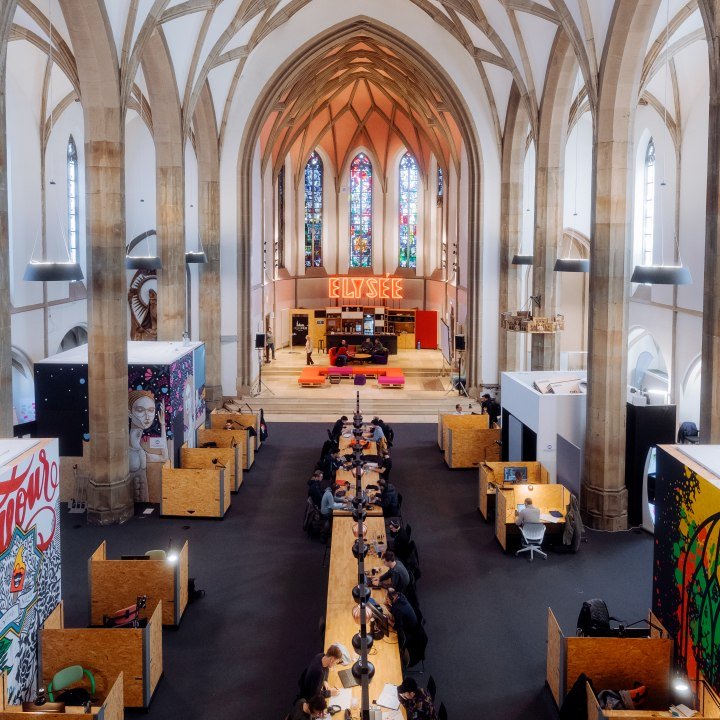 Digital Church Aachen interior view, © Johannes Höhn